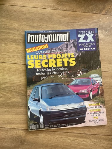 Revue auto journal 1991 - l'auto-journal,