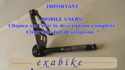 Axe selecteur pour - de,