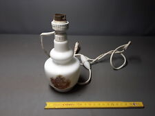 ancienne Lampe de chevet porcelaine blanche scéne galante