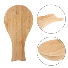 Lot de 2 repose-cuillères en bois pour cuisinière, support de spatule en bois,
