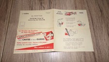 Bon de commande cartes et guides Michelin 1955