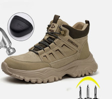 Chaussures de travail légères neuves pour hommes capuchon en acier chaussures de sécurité bottes de sécurité au travail