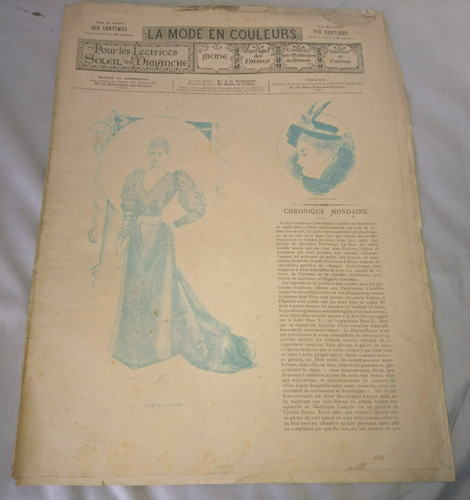Ancien journal revue mode - journal,