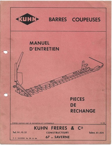 Kuhn barres coupeuse - kuhn,