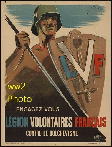 All ww2 affiche lvf - ww2, milice