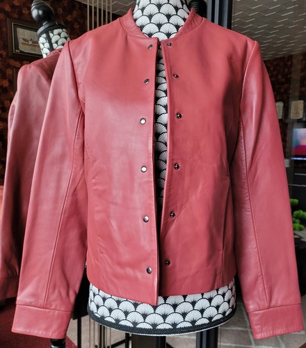 Veste cuir véritable - en,