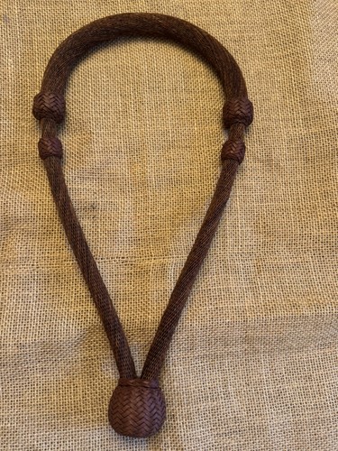 Horsehair bosal dark - horsehair, brown
