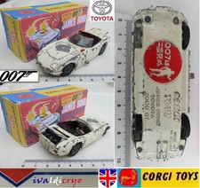 Toyota 2000 gt james bond 007 you only live twice me corgi toys repro box 1/43