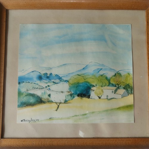 Aquarelle lucien jacques - aquarelle,