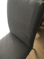 2 Housses de chaise extensible, gris CLAIR