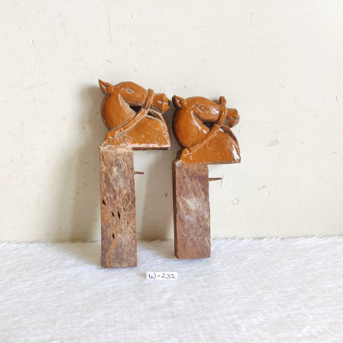 19c bois vintage - en, cheval