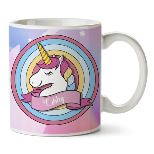Personnalisé licorne tasse - personnalisé,