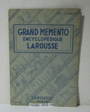 GRAND MEMENTO ENCYCLOPEDIQUE