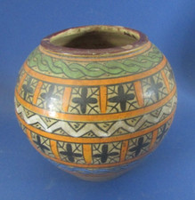 QALLALINE  TUNISIE VASE GRANDE VASQUE POT BERBERE AFRIQUE DU NORD ART POPULAIRE
