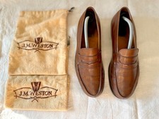 mocassins en cuir camel hommes