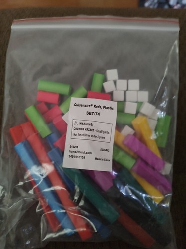 New plastic cuisenaire - new, colored