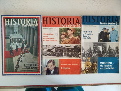 Lot revues historia hors - 3,