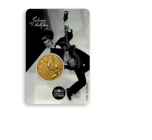 Médaille johnny hallyday - johnny,