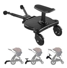 Poussette universelle Kiddy Board avec siège à 360 degrés