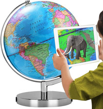 Illuminated World Globe-