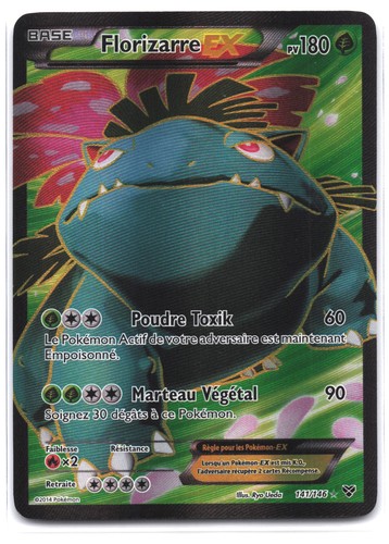 Carte pokémon florizarre - florizarre, ex