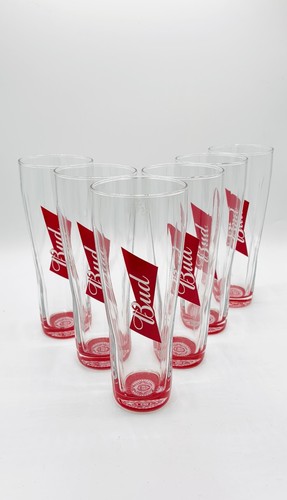 Verres biere bud rouge - verres,