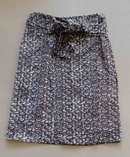 jupe portefeuille marron