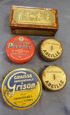 LOTS ANCIENNES BOITE LITHOGRAPHIÉES : DEBRAY, LUBRARM, GRISON...