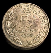 5 Centimes Essai 1966