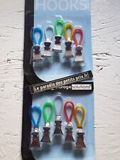 10 accroches torchon ,accroche serviette ou torchon en couleur, porte serviette