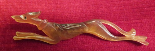 Broche ancienne lévrier - broche,