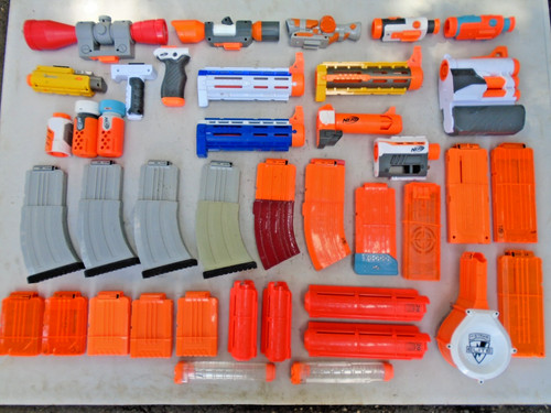 Nerf large lot - of, scopes