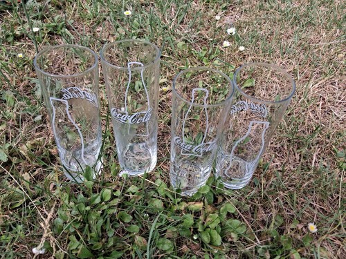 Verre coca tube - verre,