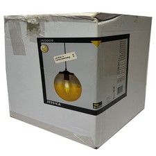 Suspension Luminaire De Plafond Jessica Noir Verre Boule Ø24Cm Max 40W E27