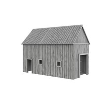 QUATRE BRAS WOODEN BARN - WATERLOO 3D PRINTED Décor Wargame Terrain Napoleon