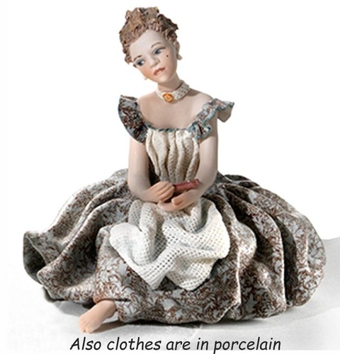 Petite statue dame - statue, vénitienne