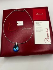 Collier psydélique arc-en-ciel en forme de larme Baccarat Paris SV925 15,7...