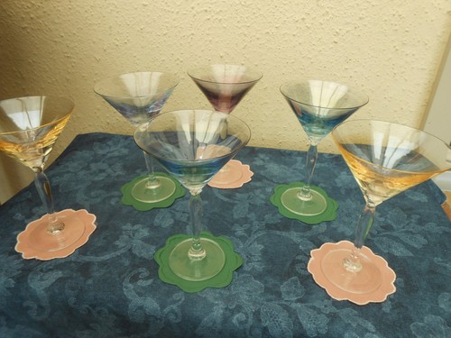Coupes champagne en verre - en,