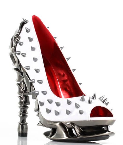 Hades talon escarpins blancs - talon,