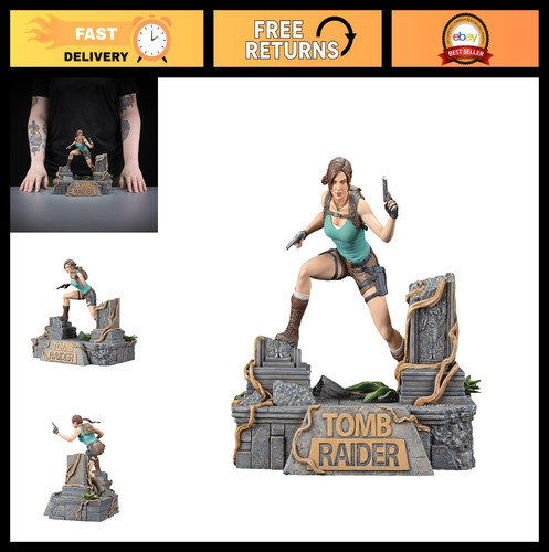 Lara croft pvc statue tomb - lara,