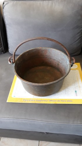 Ancien chaudron cuivre - en,