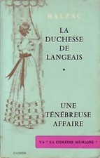 La duchesse de Langeais / Une
