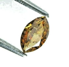 Naturel Diamant Véritable 0.44TCW Jaune Marron Mix Marquise Rose Cut Pourcadeau