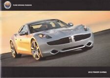 Catalogue Brochure FISKER Karma 01/2012 France