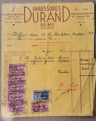 Document philatélique