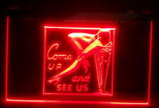 Sexy Leg Come Up Bar bière LED néon enseigne lumineuse maison chambre cadeau ...