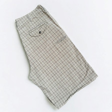 Bermuda Short Homme À Carreaux Vintage Levis Tab Twills 2000 Taille W.32