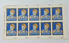 Johnny Hallyday –Feuillet de