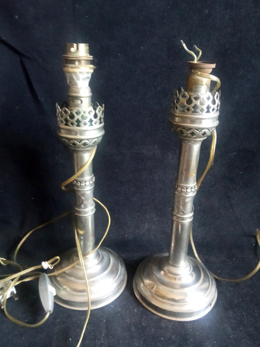 Acienne paire lampes - lampes, de
