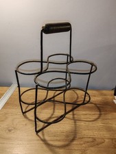 Ancien porte bouteille  vintage, Décoration 4 Bouteilles, fer A Saisir 